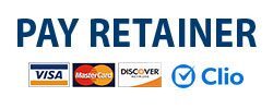 Pay Retainer | Visa, Mastercard, and Discover accepted.